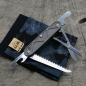 Preview: TITAN - TRIANGLE mit CLIP - dark wash - BLADELESS - Titan Grade 5  (Ti 6AI 4V)  - 93mm